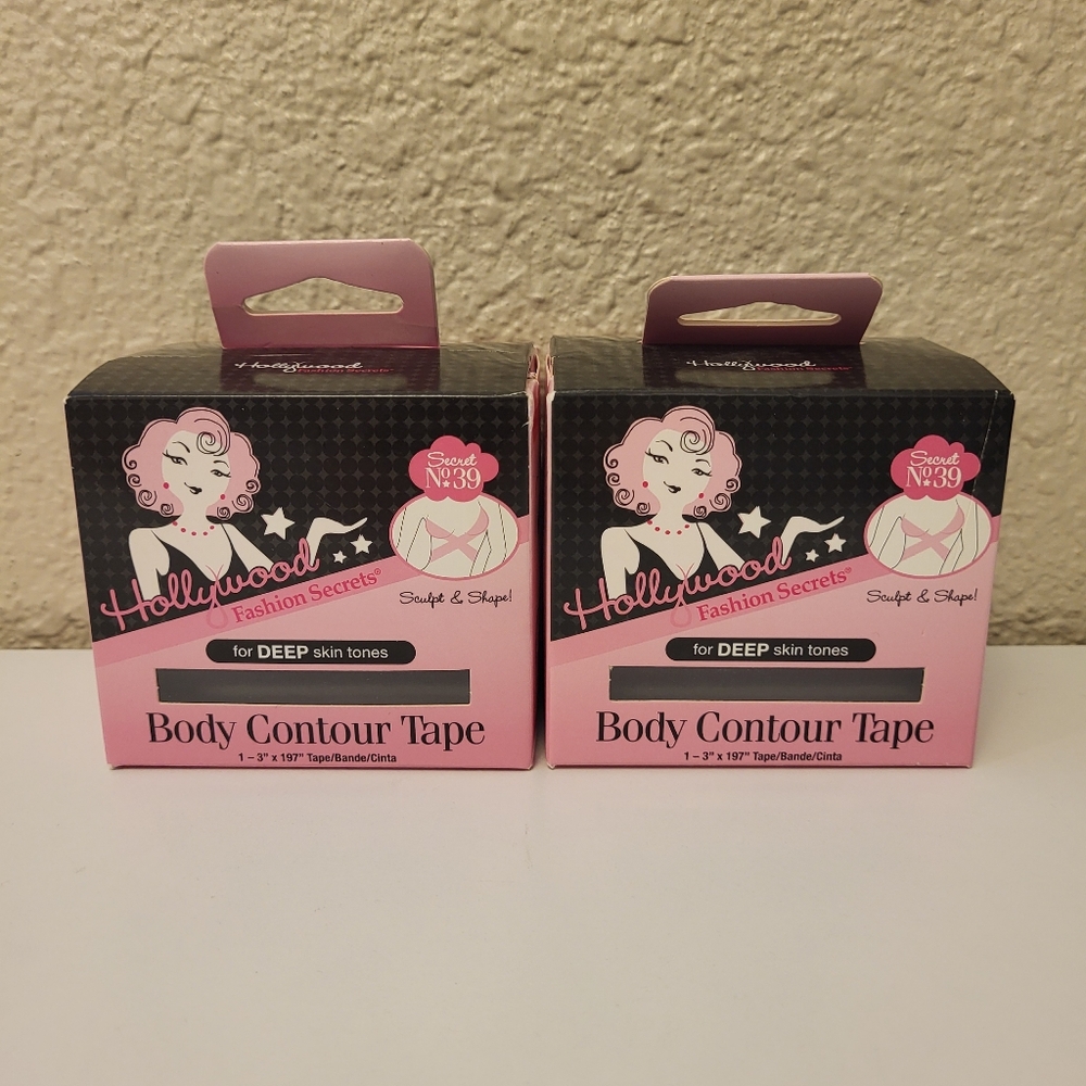 NWT Hollywood Fashion Body Contour Tape for Deep Skin Tones